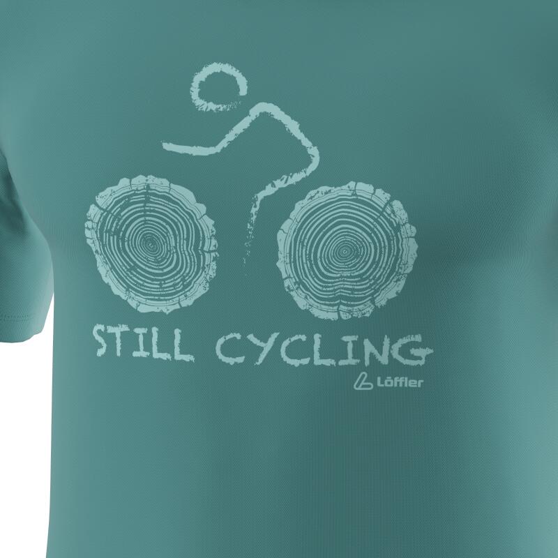 T-shirt voor heren Cyc Merino - Tencel™ Pine - Groen 2/3