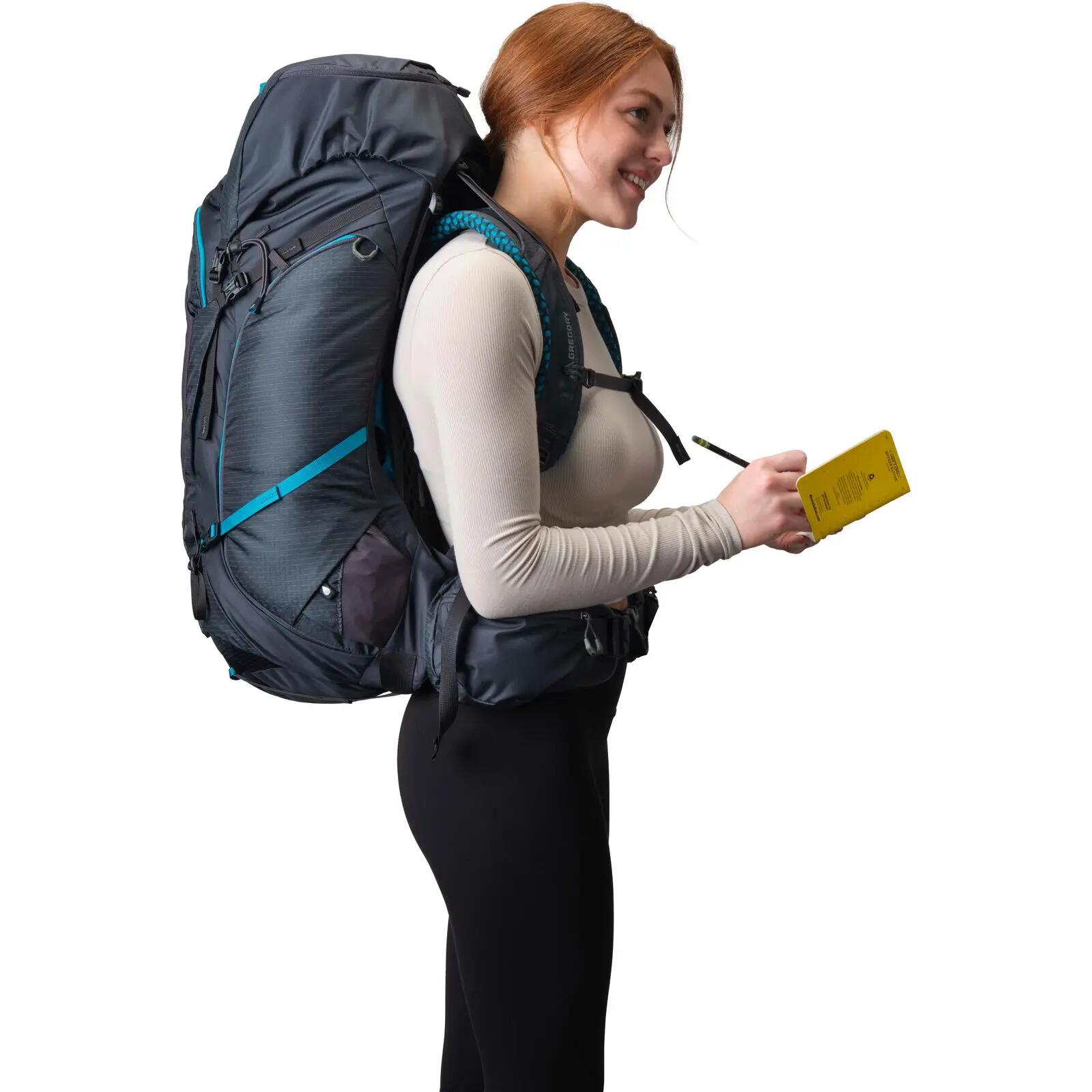 Trekkingrucksack Damen Kalmia 60 RC solstice blue 3/4