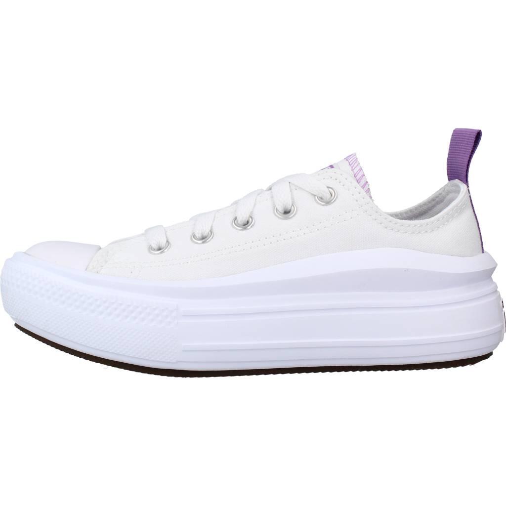 Chaussures Enfants Converse Chuck Taylor All Star Move Ox blanc 2/5