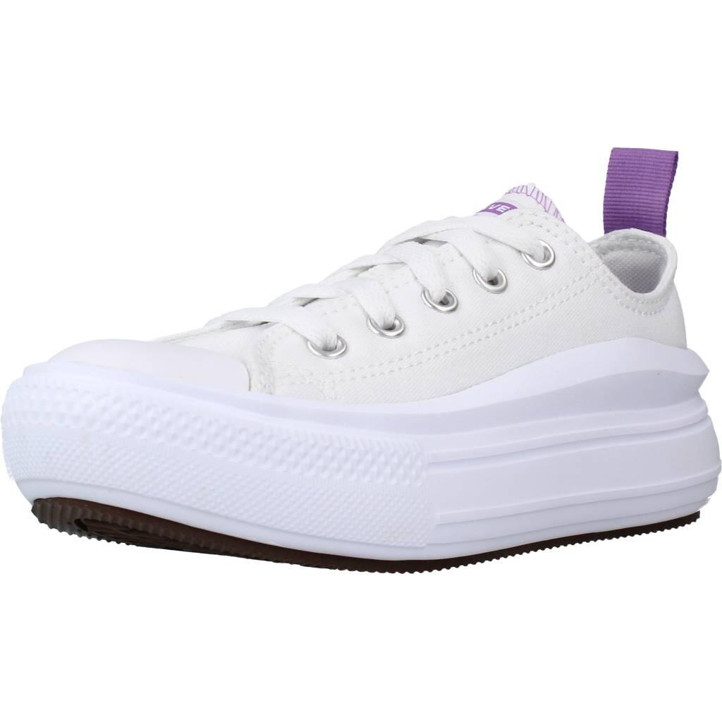 Converse - Chaussures Enfants Converse Chuck Taylor All Star Move Ox Blanc - Chaussures De Sport - Blanc - Decathlon