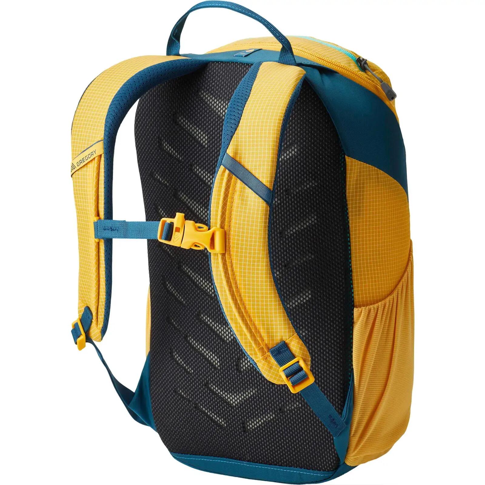 Tagesrucksack für Kinder Wander 8 aqua yellow 2/2