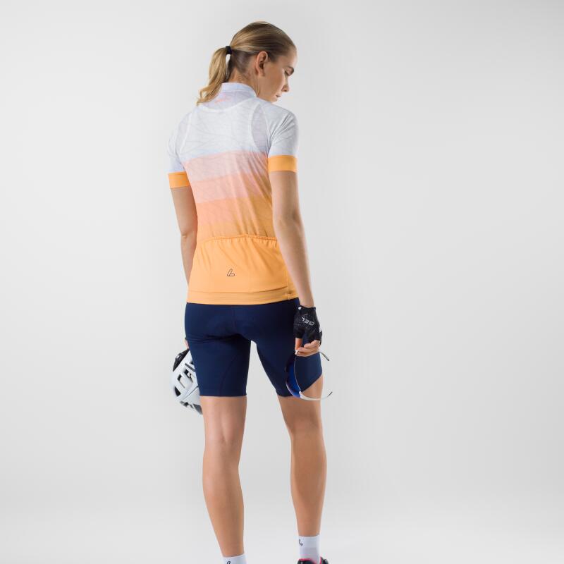 Maglia da ciclismo maniche corte donna Jersey HZ Lively Vent Papaya - Arancione 4/5