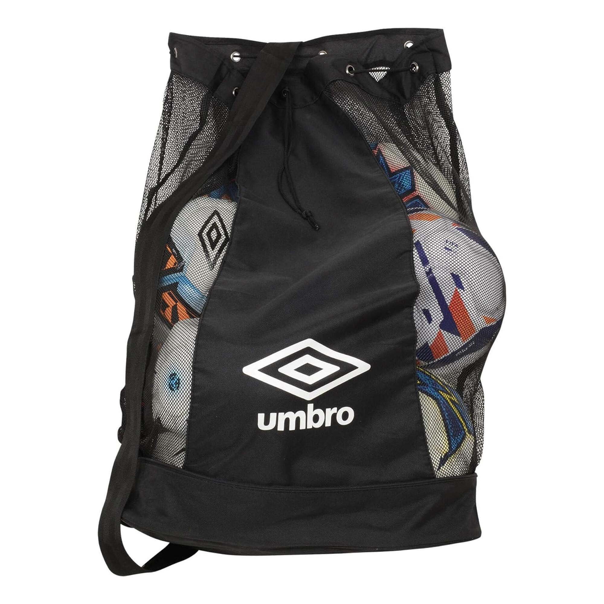 Logo Borsa Da Calcio Umbro Nero Bianco 5/5