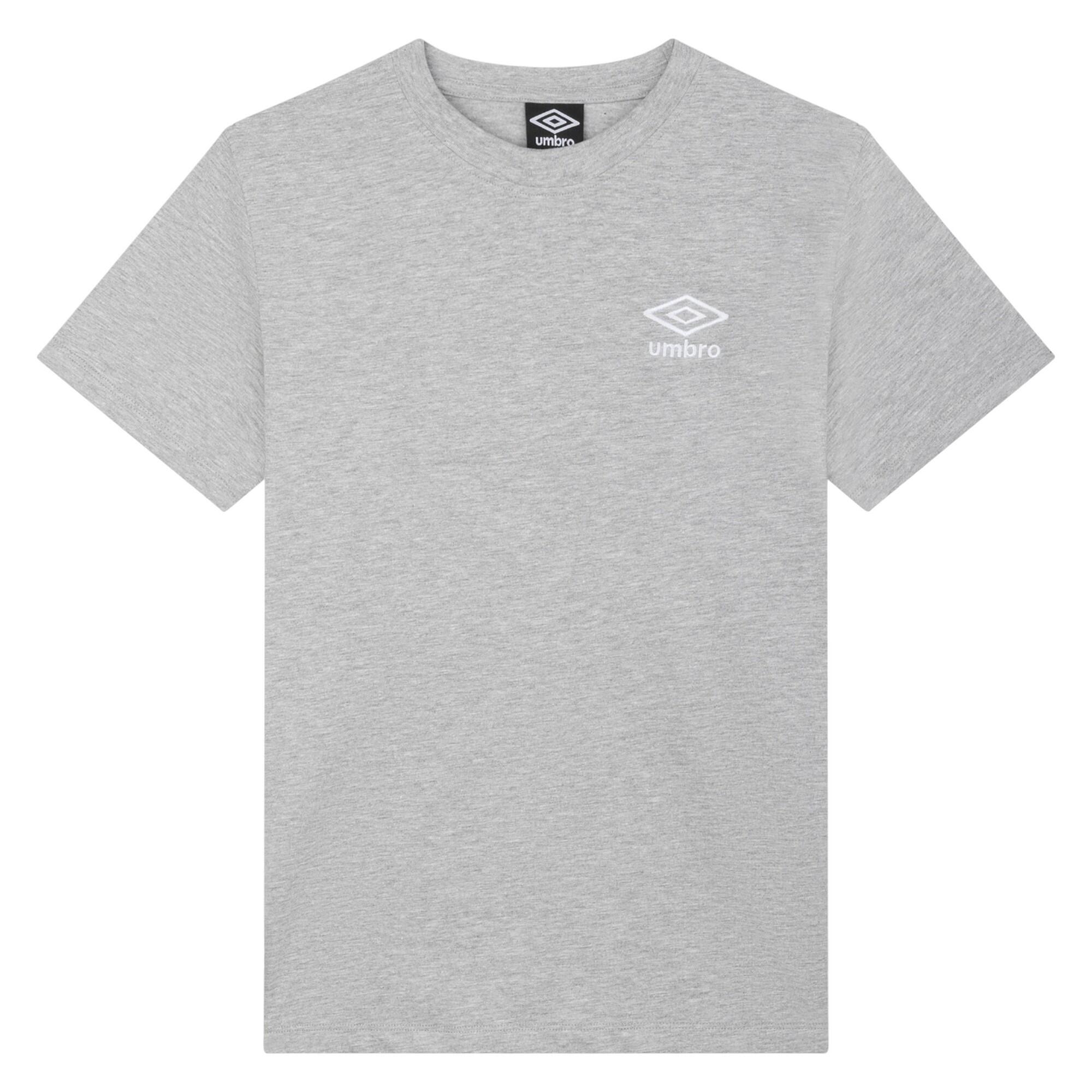 UMBRO Womens/Ladies Core Classic TShirt (Grey Marl/White)