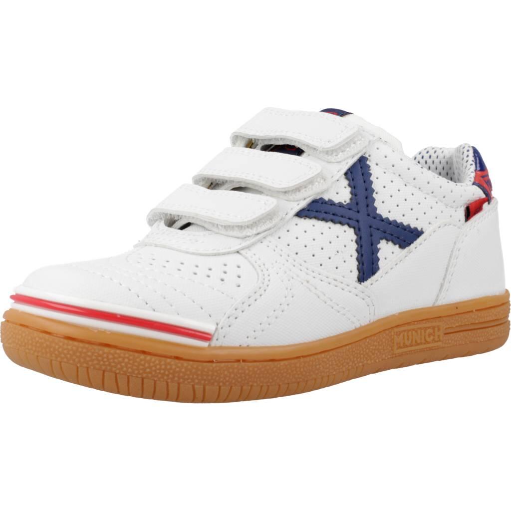 Munich - Football En Salle Pour Enfant Munich Multicolore - Chaussures De Sport - Blanc|multicolore - Decathlon