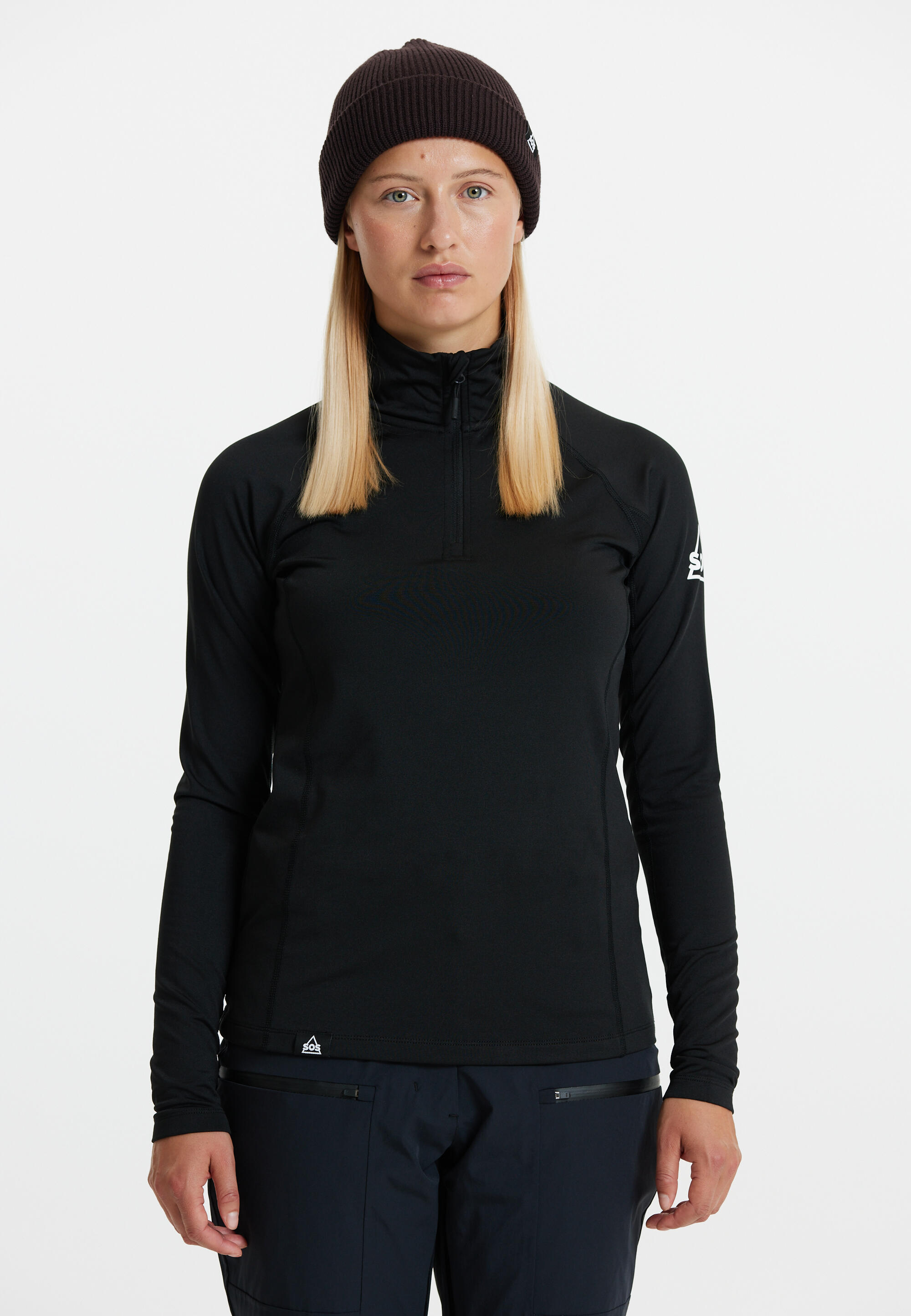 Sottoveste maniche lunghe mezza zip donna SOS Jasna 4/5