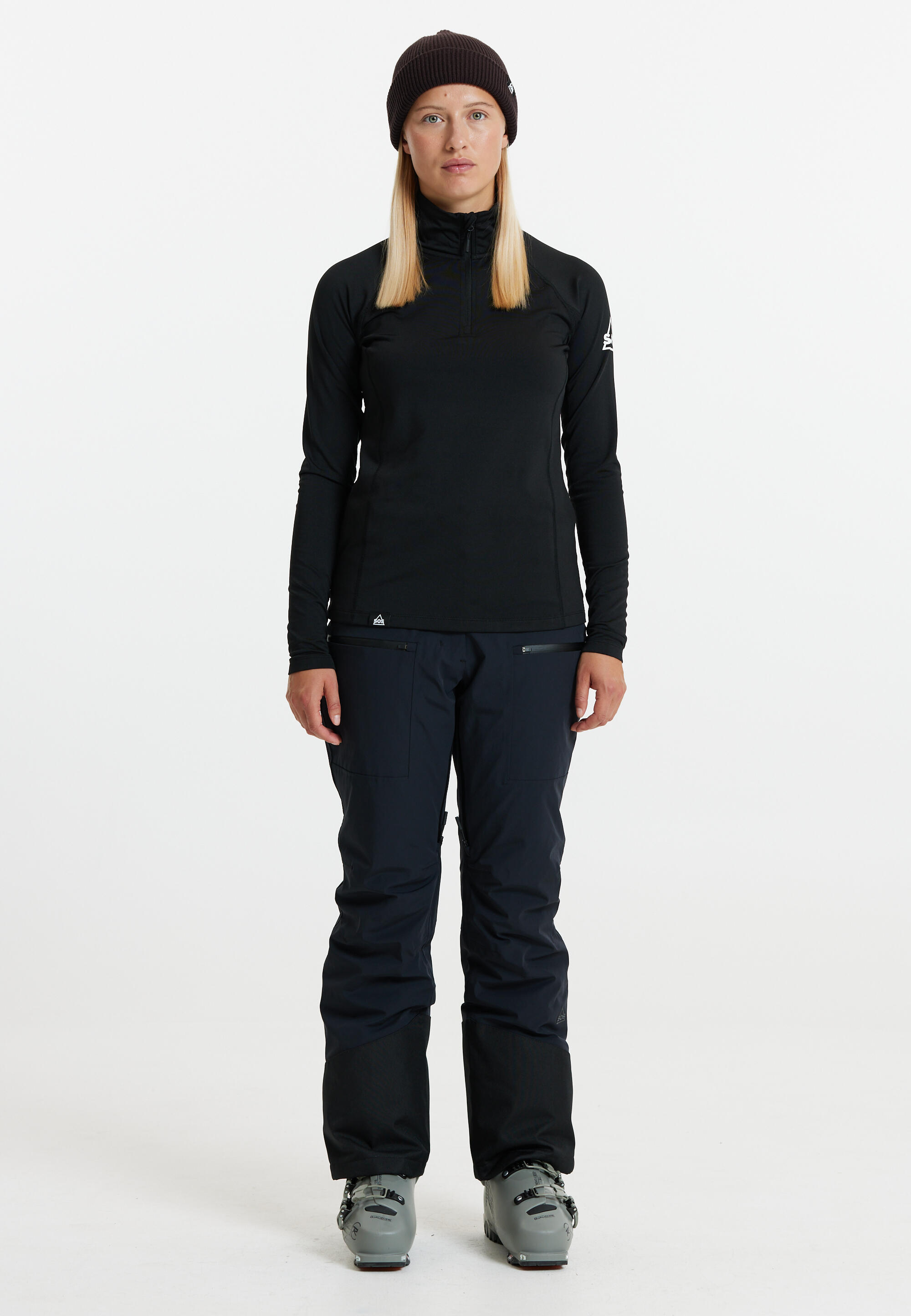Sottoveste maniche lunghe mezza zip donna SOS Jasna 3/5