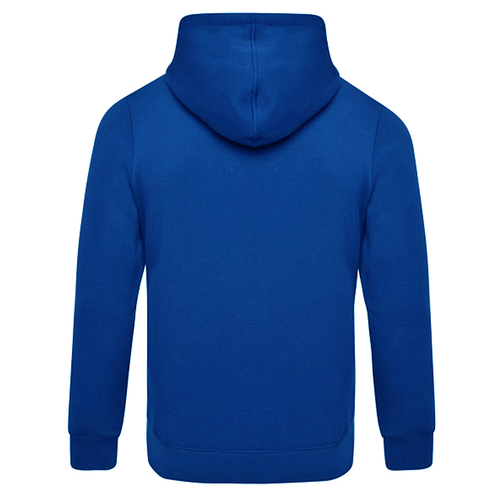 Childrens/Kids Club Leisure Full Zip Drawstring Hoodie (Royal Blue/White) 2/3