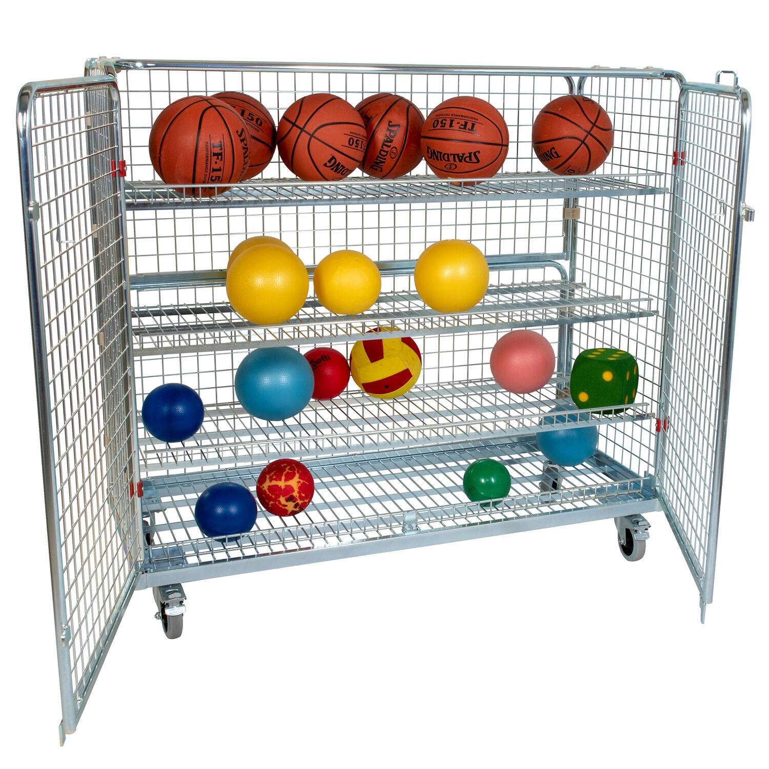Materialwagen Standard Ohne zusätzlichen Aufsatz 150x140x62 cm Fußball 4/4