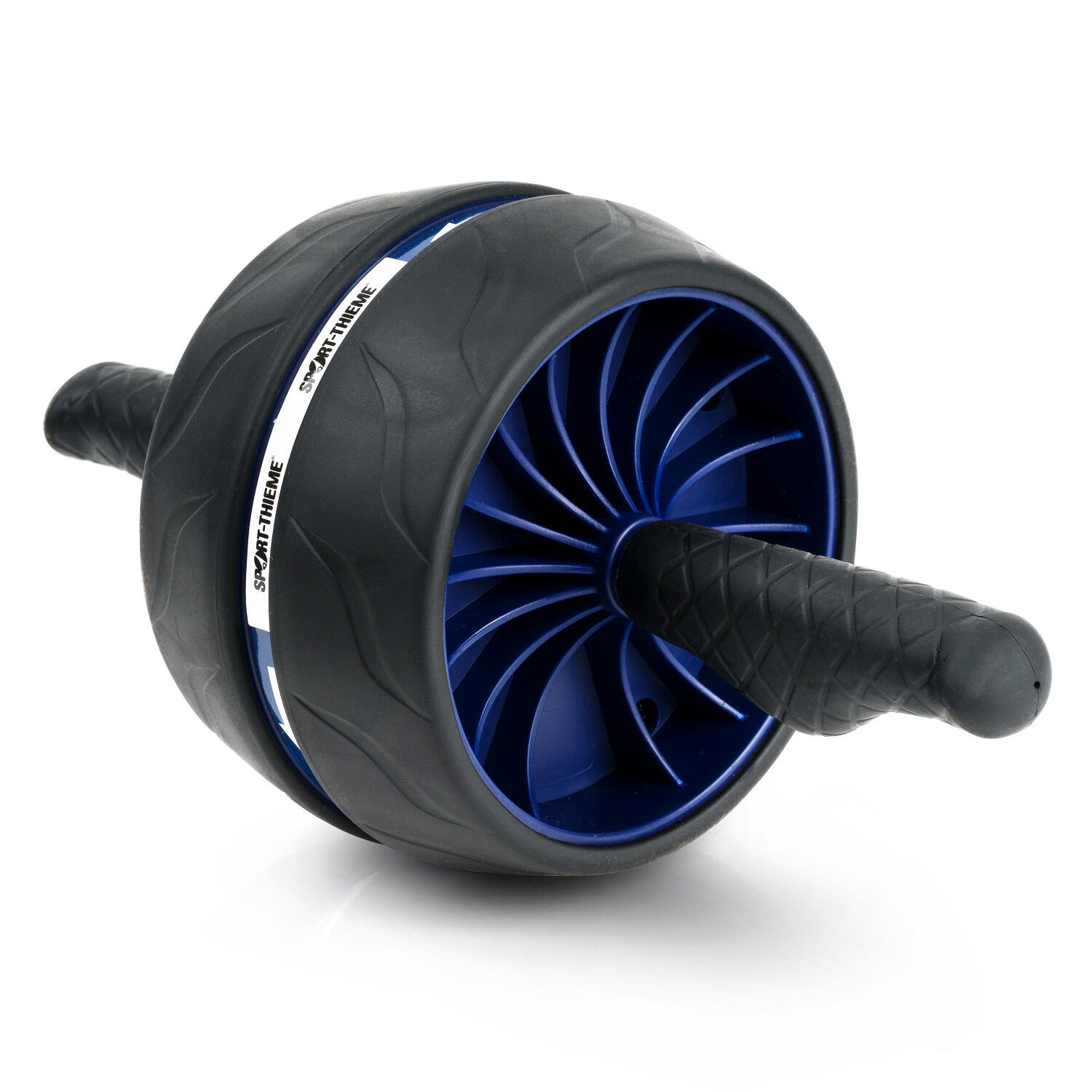 Abdominal trainer Ab Wheel Basic, Blue-Black Bodybuilding Unisex 4/4