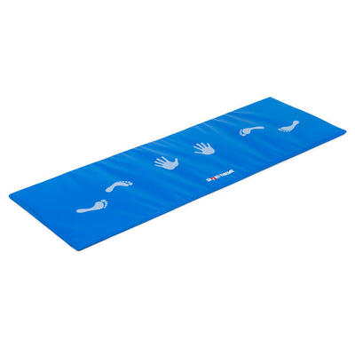 Turn- und Spielmatte First Step Turnen Unisex Blau mit Aufdruck