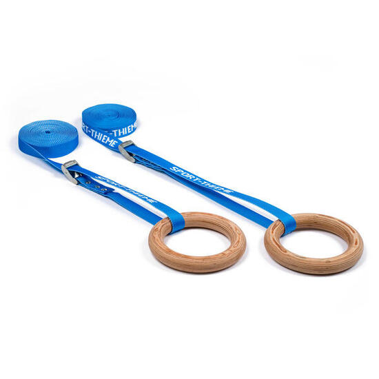 Turnringe-Set Indoor Blau Kinder Turnen Unisex Blau