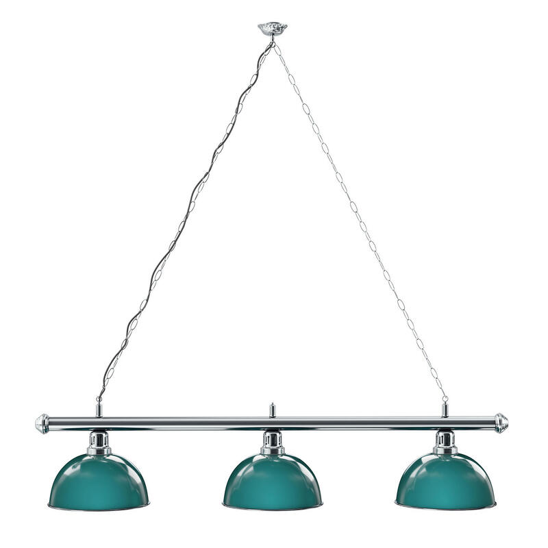 Sportime Billardlampe Casino Chrome, Blau