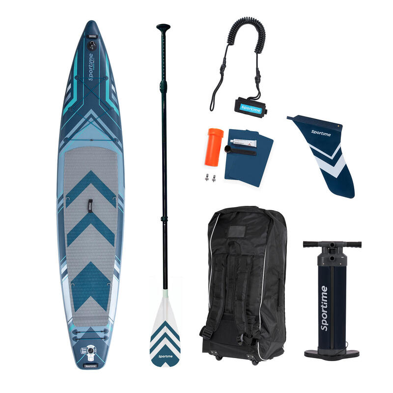 Sportime Stand Up Paddling Board Seegleiter Pro Carbon-Set, 126 S Touring