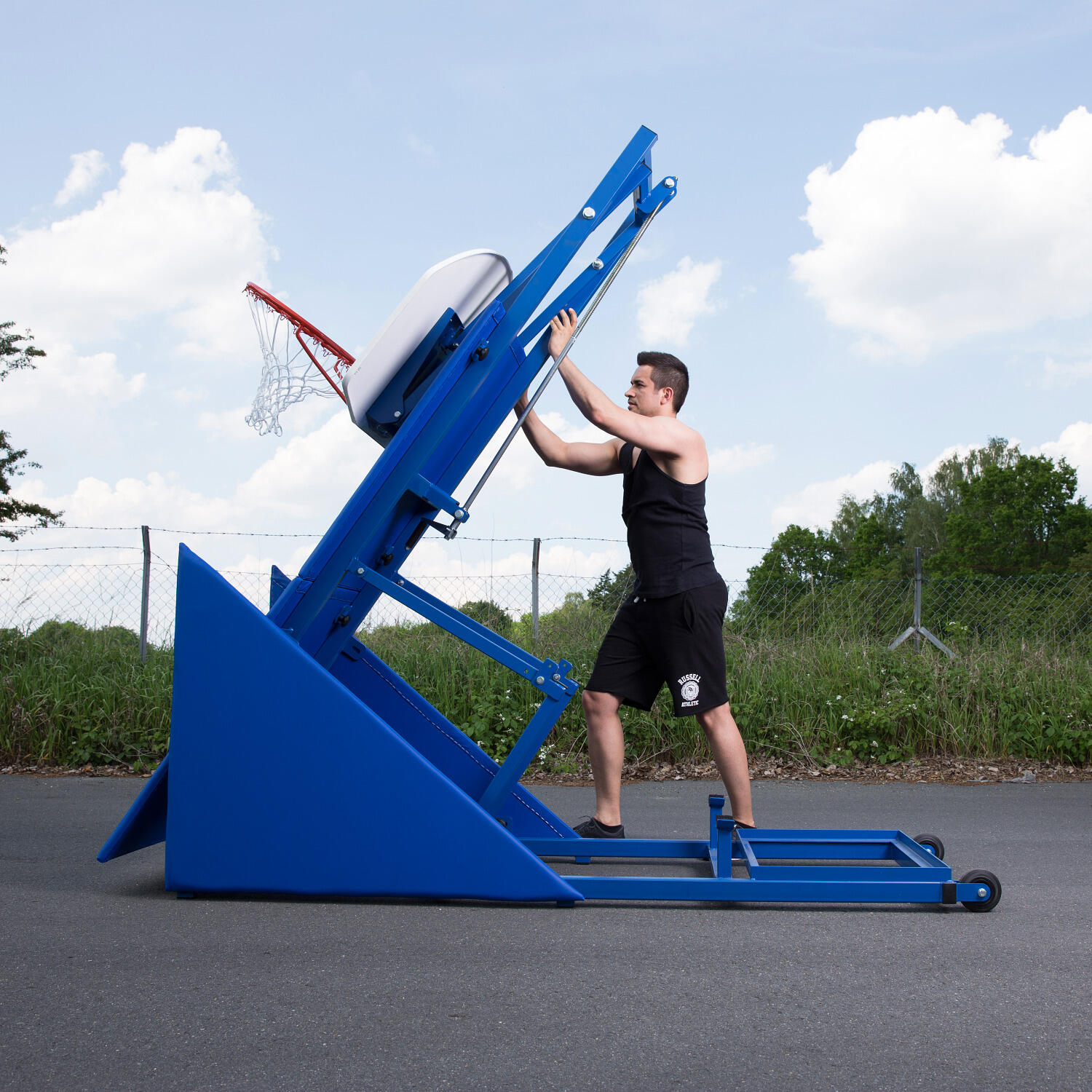 Basketballanlage Vario Streetbasketball-Zielbrett 110x73 cm Basketball Unisex 5/6