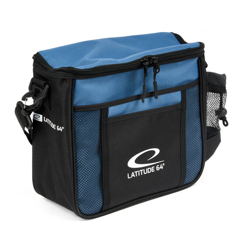 Latitude 64° Slim Shoulder Bag, Blau-Schwarz