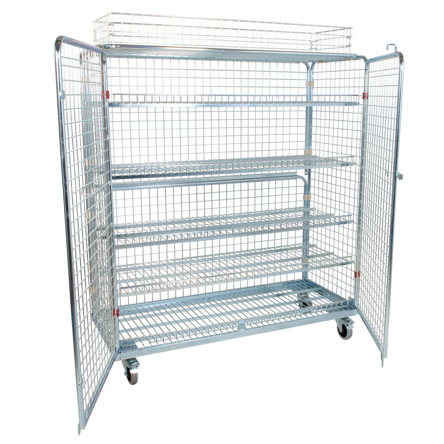 Materialwagen Standard Inkl. zusätzlichem Aufsatz 150x170x62 cm Fußball 2/5