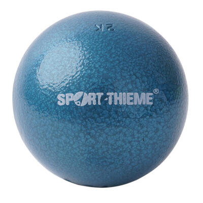 Übungsstoßkugel Baby 2 kg Leichtathletik Unisex Blau