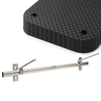 Gymnastikmatten-Set Komfort Schwarz Gymnastik Unisex