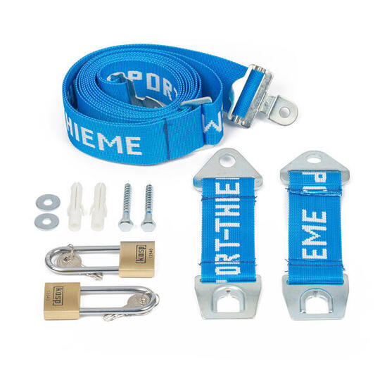 Sangle de fixation murale « Duo » 2-4 m Avec 2 cadenas inclus Unisexe