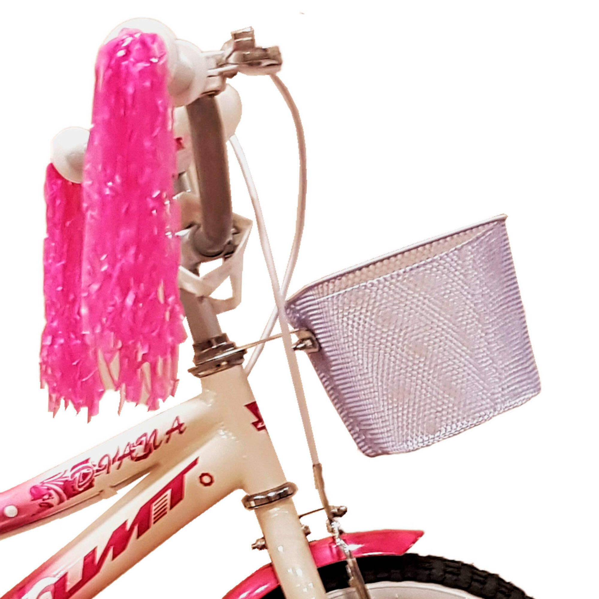 Bicicleta Infantil Montaña 12” Pulgadas Umit Diana Blanca Rosa 2/4