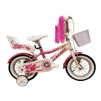 Vélo de montagne pour enfants Umit 12" Diana blanc rose