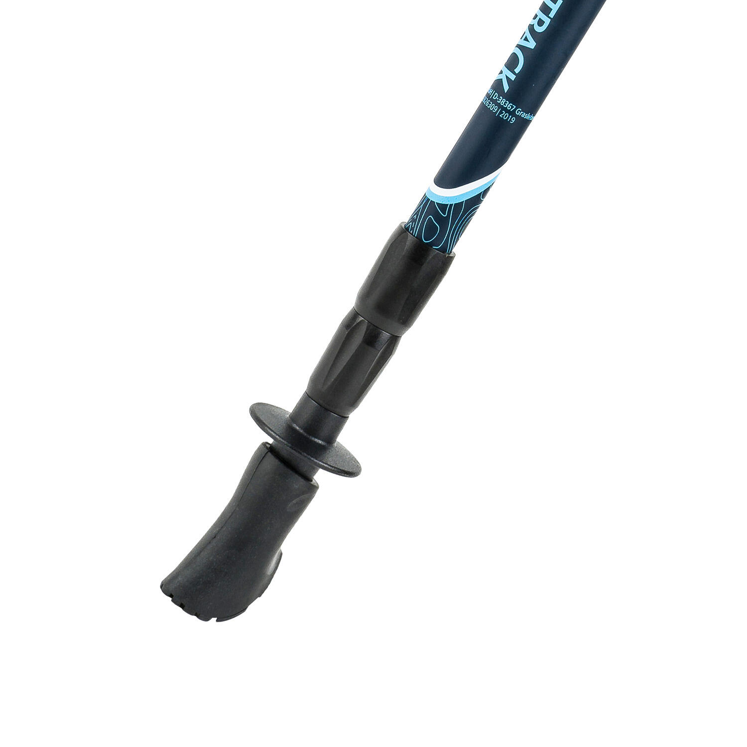 Nordic Walking Stöcke Premium Track Nordic Walking Unisex Schwarz-Blau 5/6