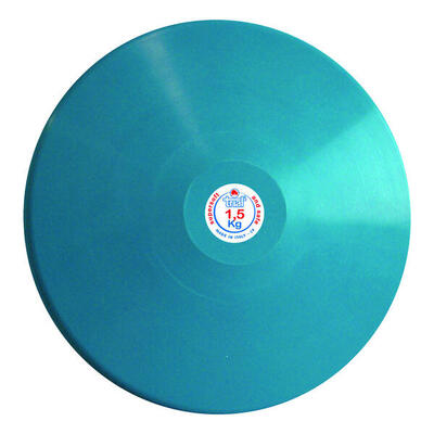 Übungsdiskus 1.5 kg. Hellblau (Männer) Leichtathletik Unisex Hellblau