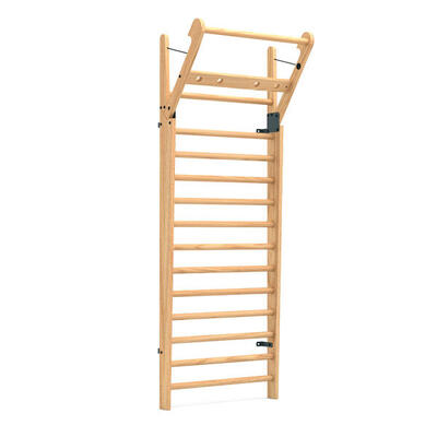 Sprossenwand mit Ausleger Eiche 14 Sprossen Turnen Unisex