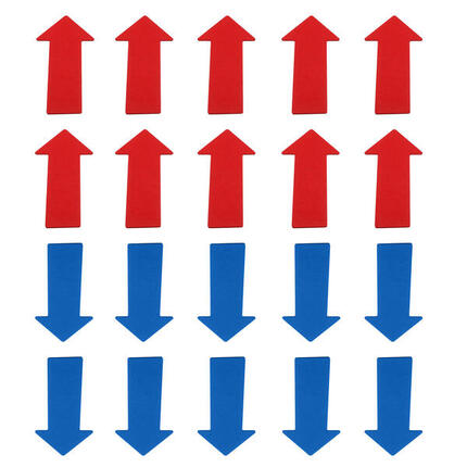 Bodenmarkierungs-Set Pfeile Leichtathletik Unisex