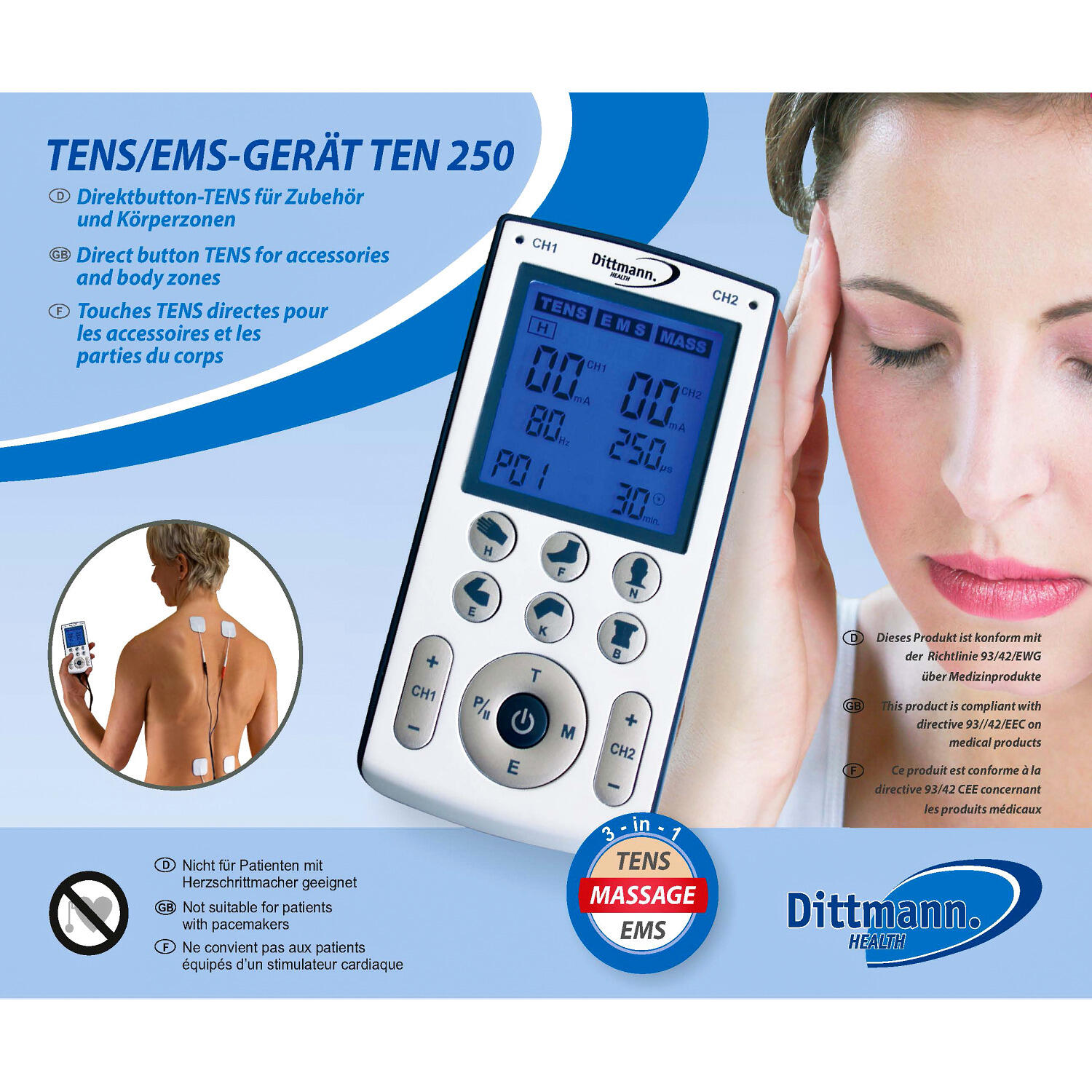 Tensgerät TEN 250 Functional Training Unisex 2/6