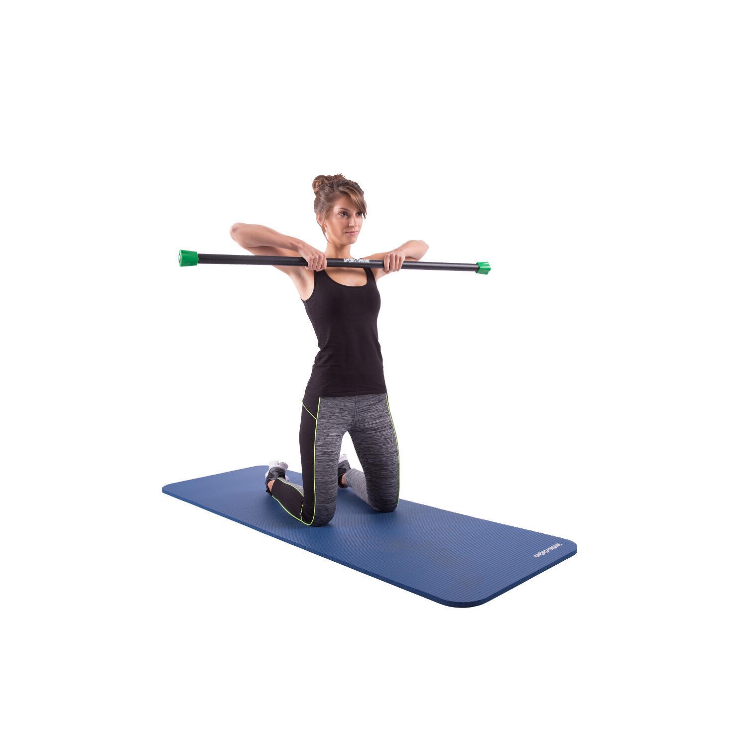 Gewichtsstab Steel 4 kg Grün Fitness / Krafttraining Unisex Grün 4/5