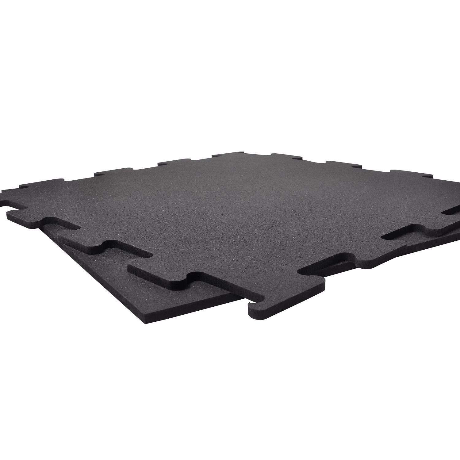 Sportboden Puzzle Mittelstück 10 mm Fitness / Krafttraining Unisex Schwarz 2/3