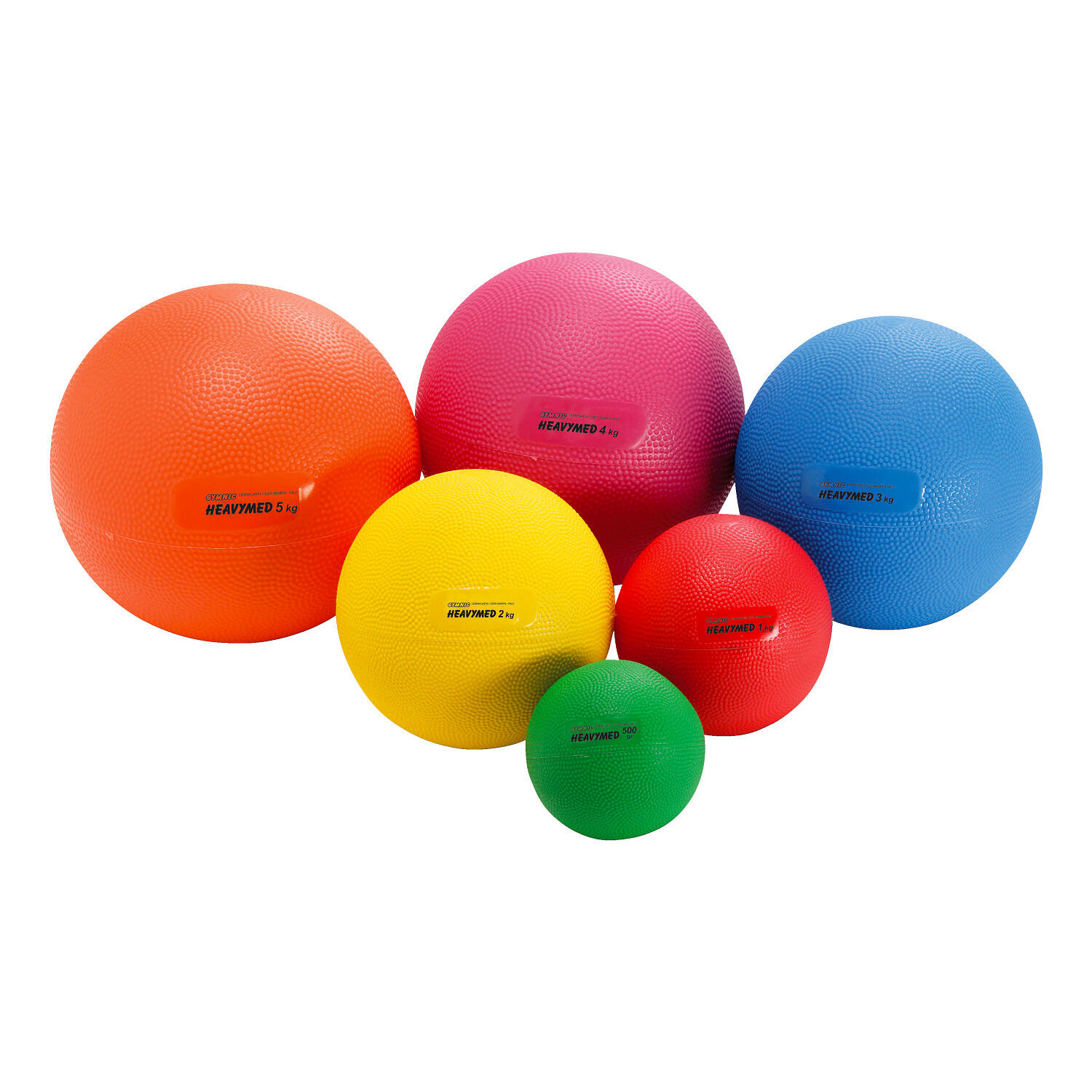 Ball mit Gewichten Gymnic Heavymed 0,5 kg 5/6