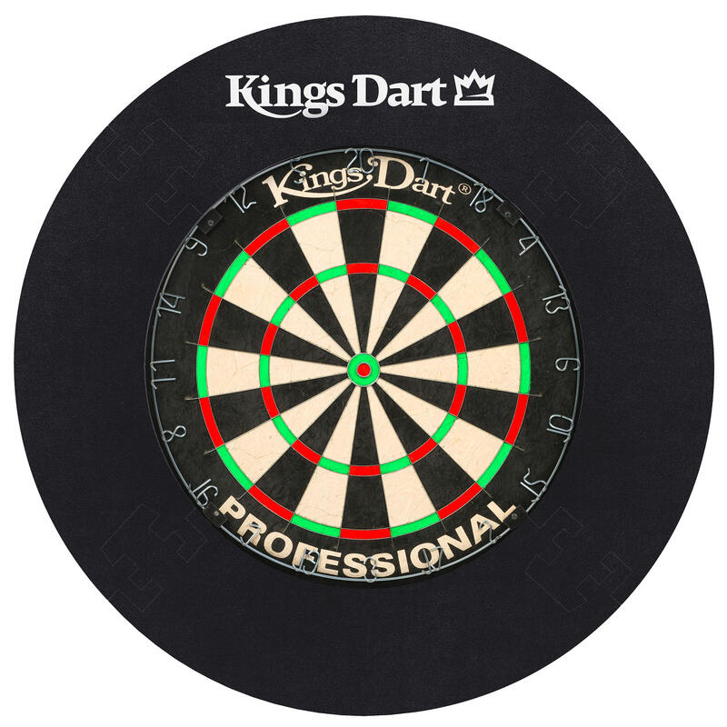 Kings Dart Dart-Set Profi, Professional HD (Zahlenring Kunststoff), Rot