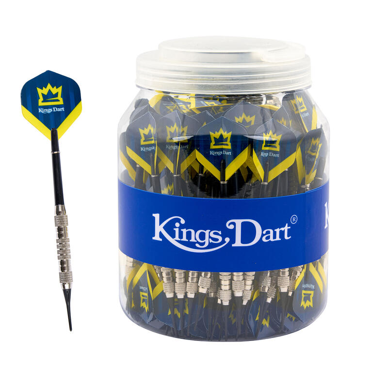 Kings Dart Softdart-Set Turnier, Blau-Gelb