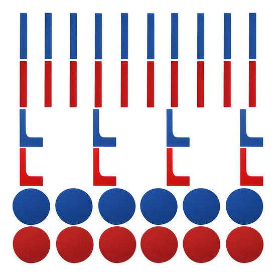 Bodenmarkierungs-Set Basic Leichtathletik Unisex