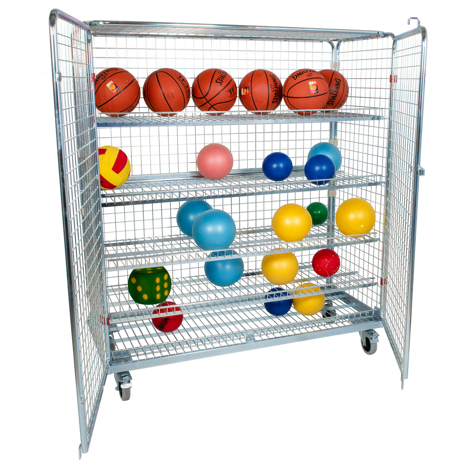 Materialwagen Standard Ohne zusätzlichen Aufsatz 150x170x62 cm Fußball 2/3