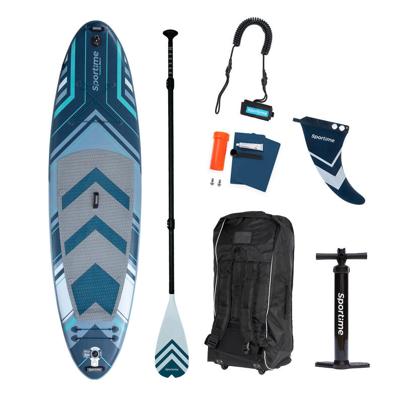 Sportime Stand Up Paddling Board Seegleiter Pro Touring-Set, 108 Allround