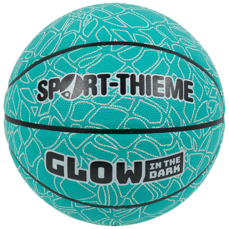 Sport-Thieme Basketball Glow in the Dark, Blau