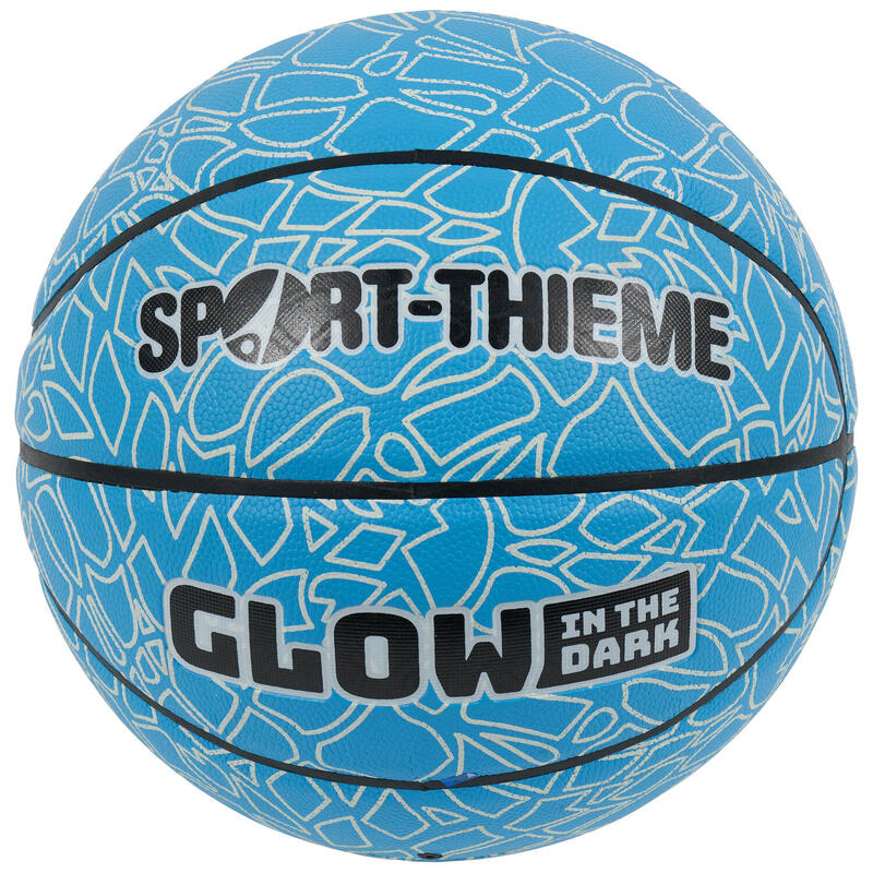 Sport-Thieme Basketball Glow in the Dark, Blau