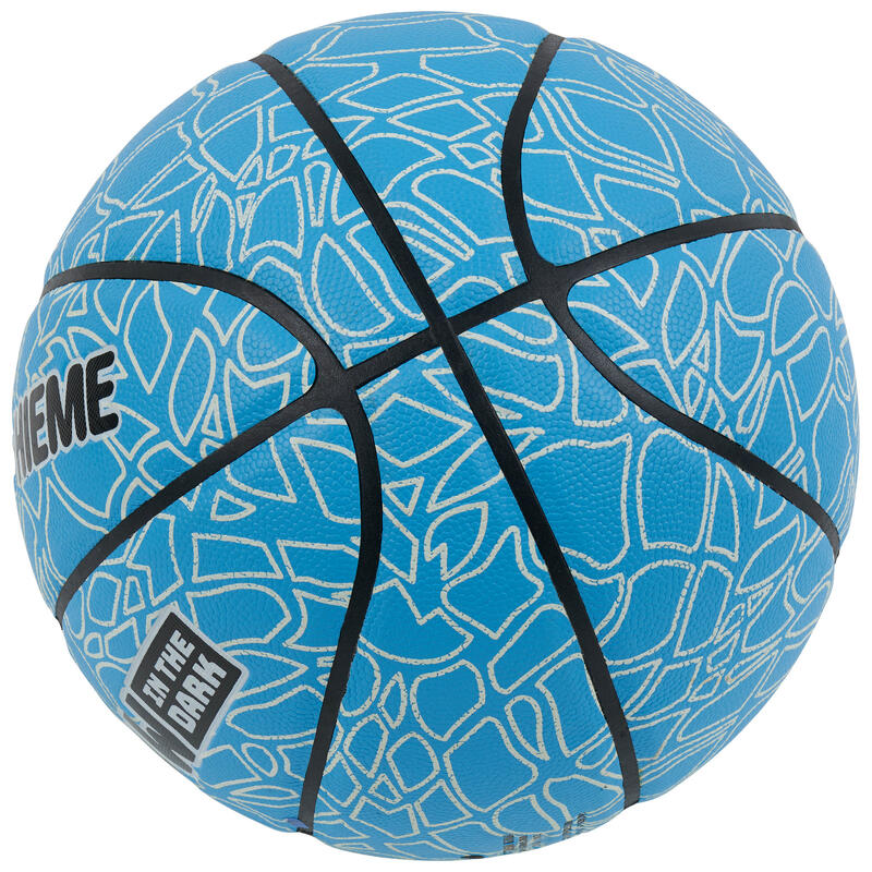 Sport-Thieme Basketball Glow in the Dark, Blau