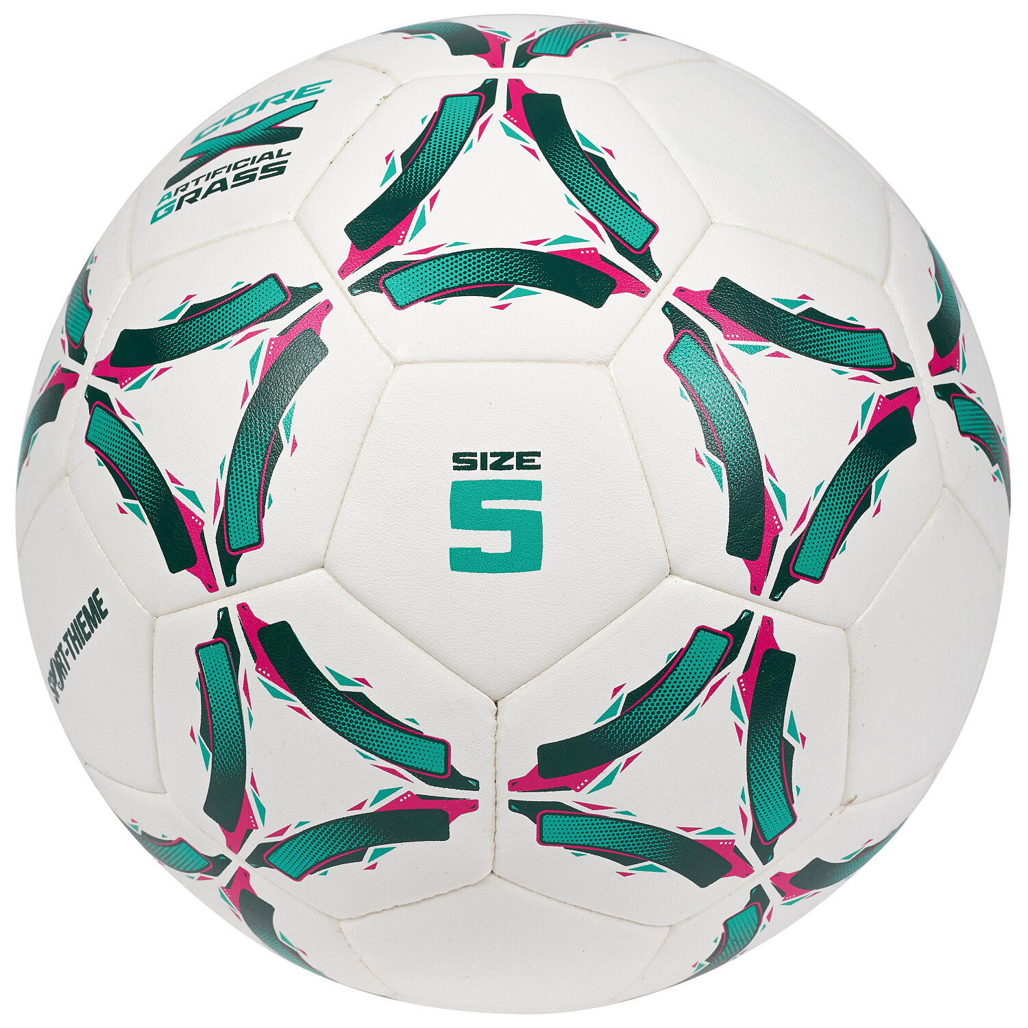 Fußball CoreX AG Fussball Unisex Weiß-Grün-Rot 3/6