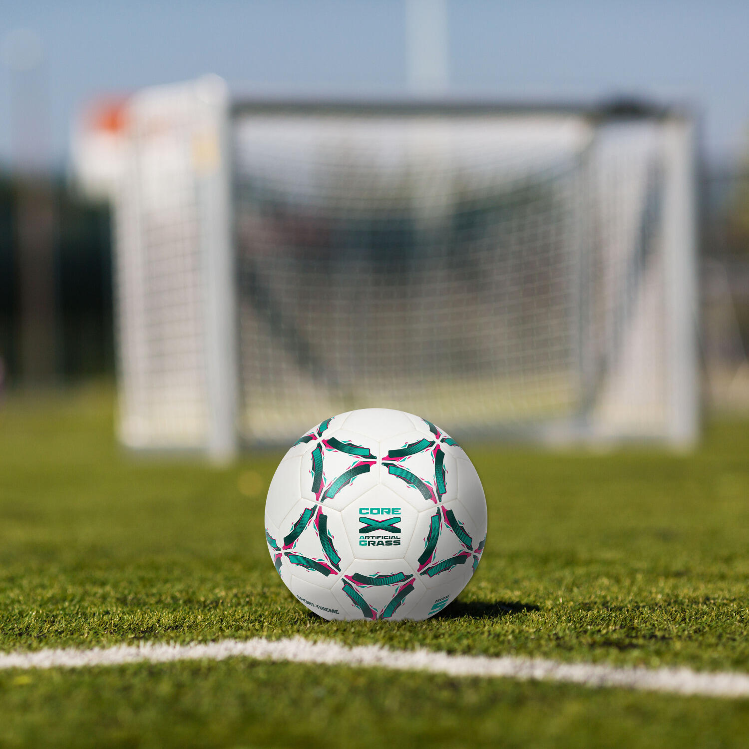 Fußball CoreX AG Fussball Unisex Weiß-Grün-Rot 5/6