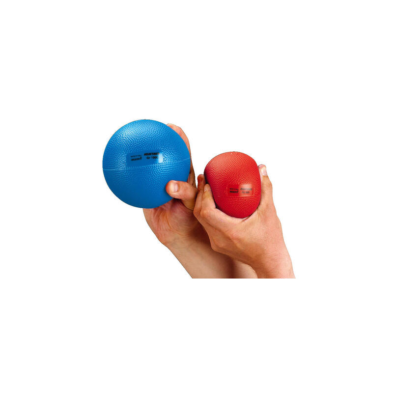 Gymnic Medizinball Heavymed, 1.000 g, ø 12 cm, Rot