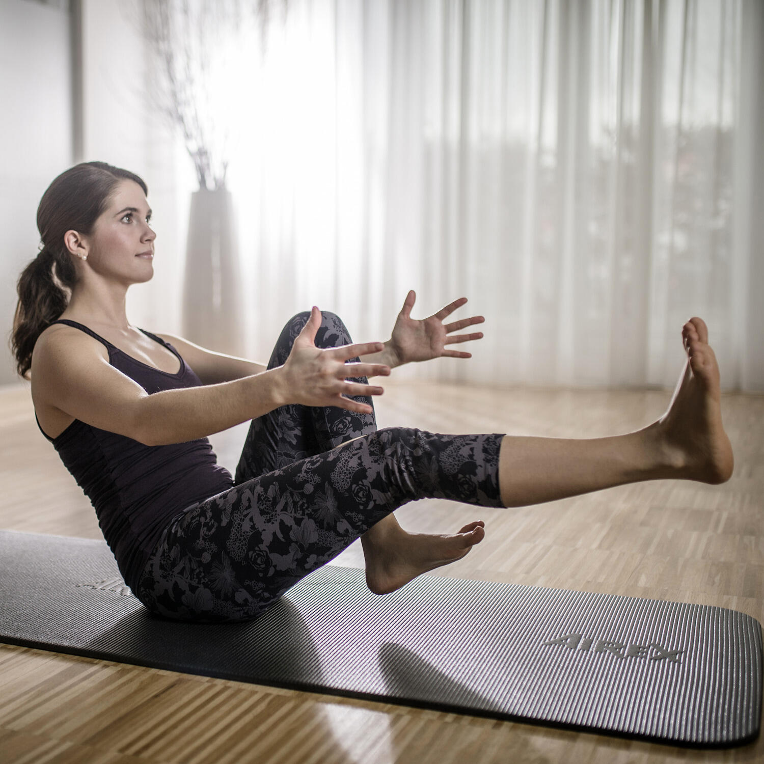 Gymnastikmatte "Yoga Pilates" 190x60x0.8cm Airex 4/6