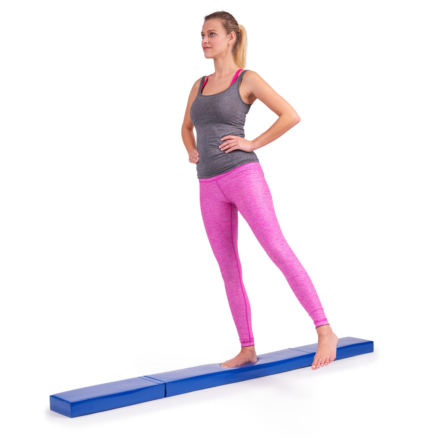 Balance-Beam faltbar Fitnesstraining Unisex Blau 5/6