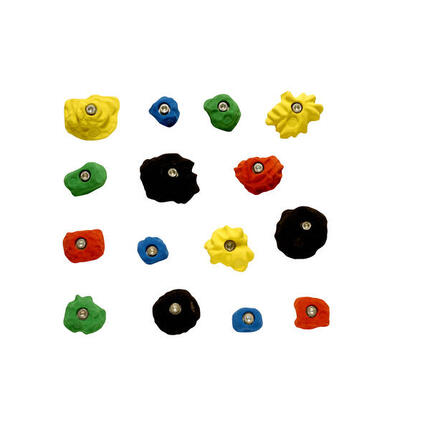 Klettergriff-Set Schwer Mit Befestigungsmaterial für Indoor-Kletterwand