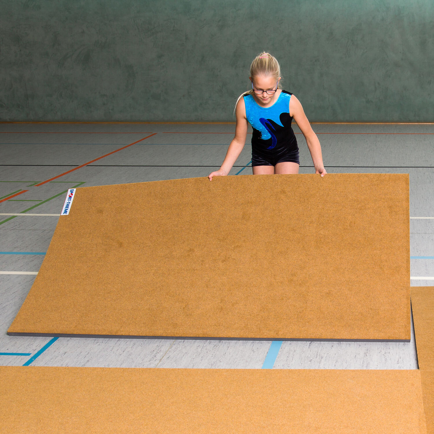 Bodenturnmatte Training 200x100x3,5 cm Bernstein Turnen Unisex 5/6