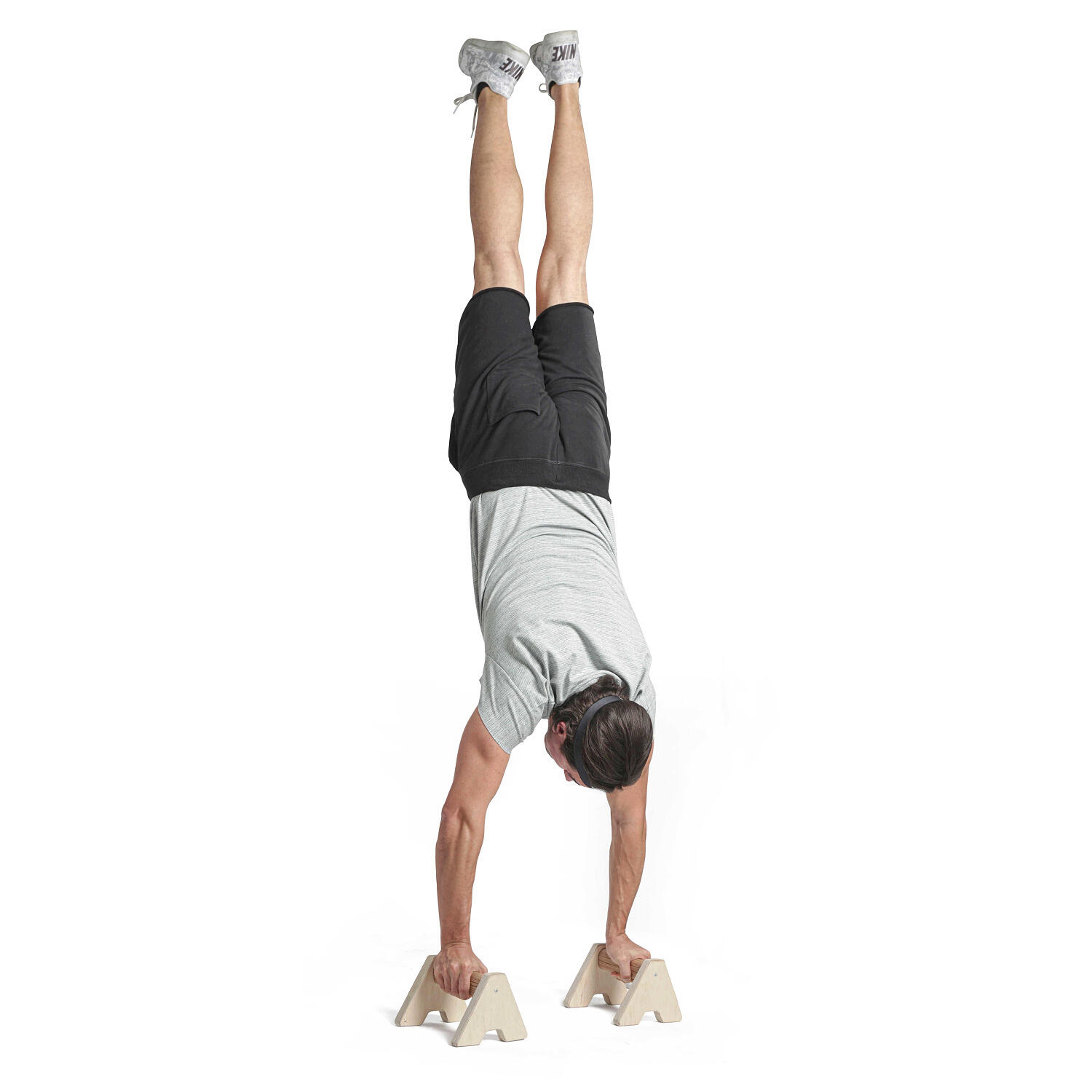 Handstand- und Liegestützgriffe Bodybuilding Unisex Holz 4/5